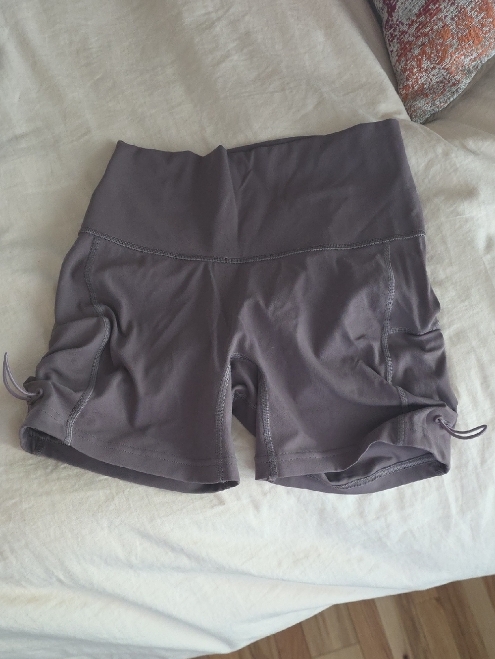Gymshark Legacy Shorts - Brown- with Side Ruching